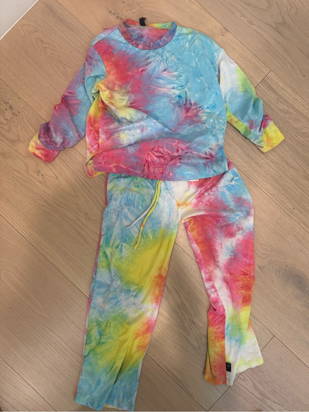 Kids Tie-Dye Matching Set - Multicolor
